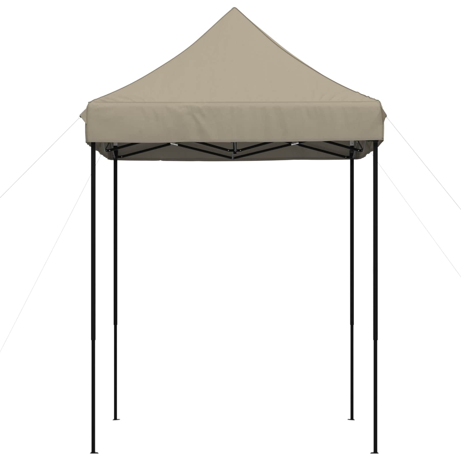 Party-Zelt Taupe 200 x 200 x 306 cm Oxford-Stoff