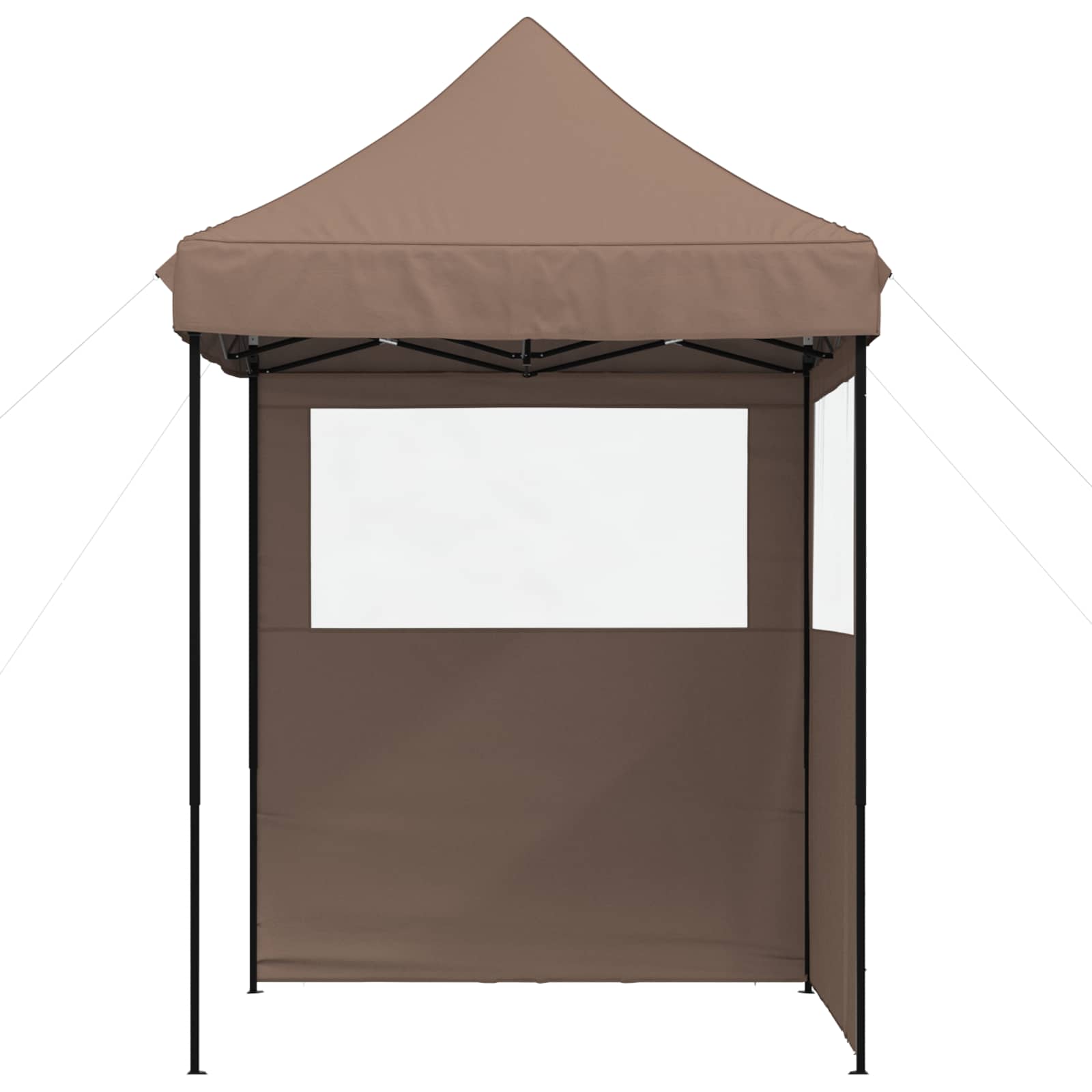 Party-Zelt Braun 200 x 200 x 306 cm Oxford-Stoff