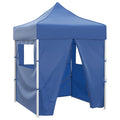 Party-Zelt Blau 200 x 200 x 315 cm Oxford-Stoff