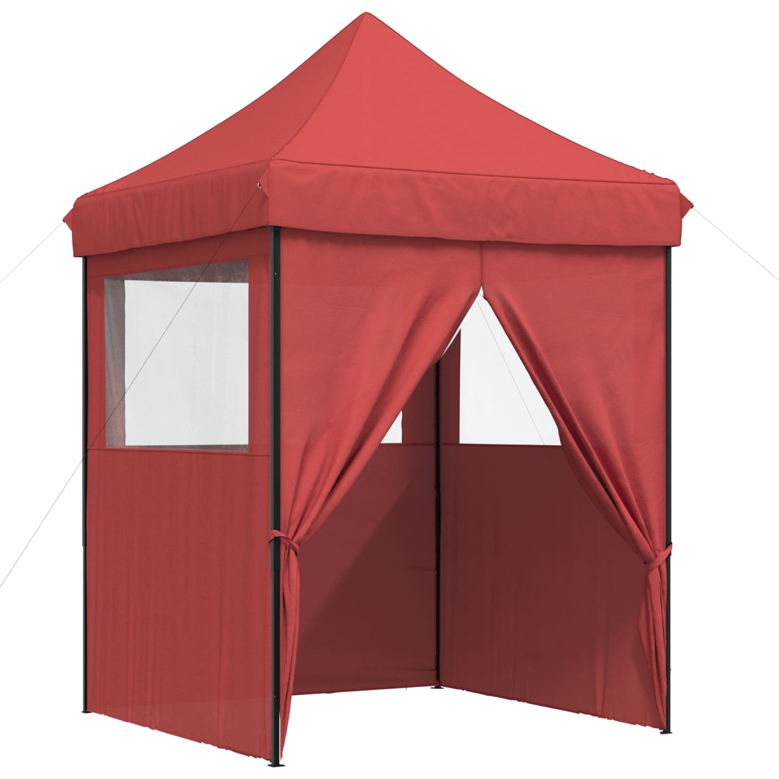 Party-Zelt Bordeauxrot 200 x 200 x 306 cm Oxford-Stoff