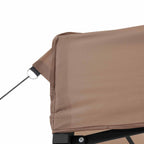 Party-Zelt Braun 200 x 200 x 306 cm Oxford-Stoff