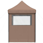 Party-Zelt Braun 200 x 200 x 306 cm Oxford-Stoff