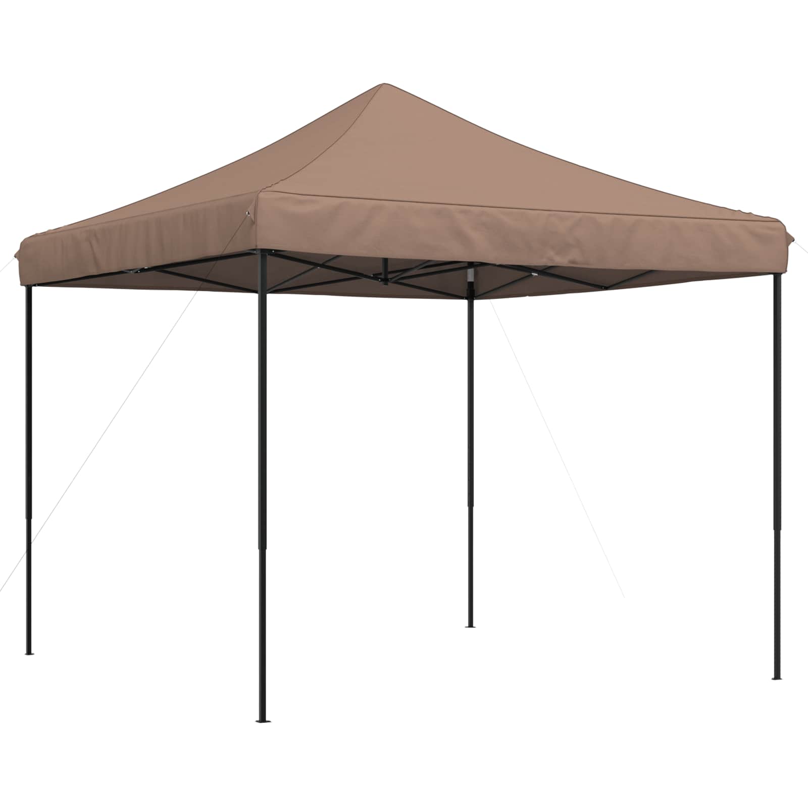Party-Zelt Braun 292 x 292 x 315 cm Oxford-Stoff