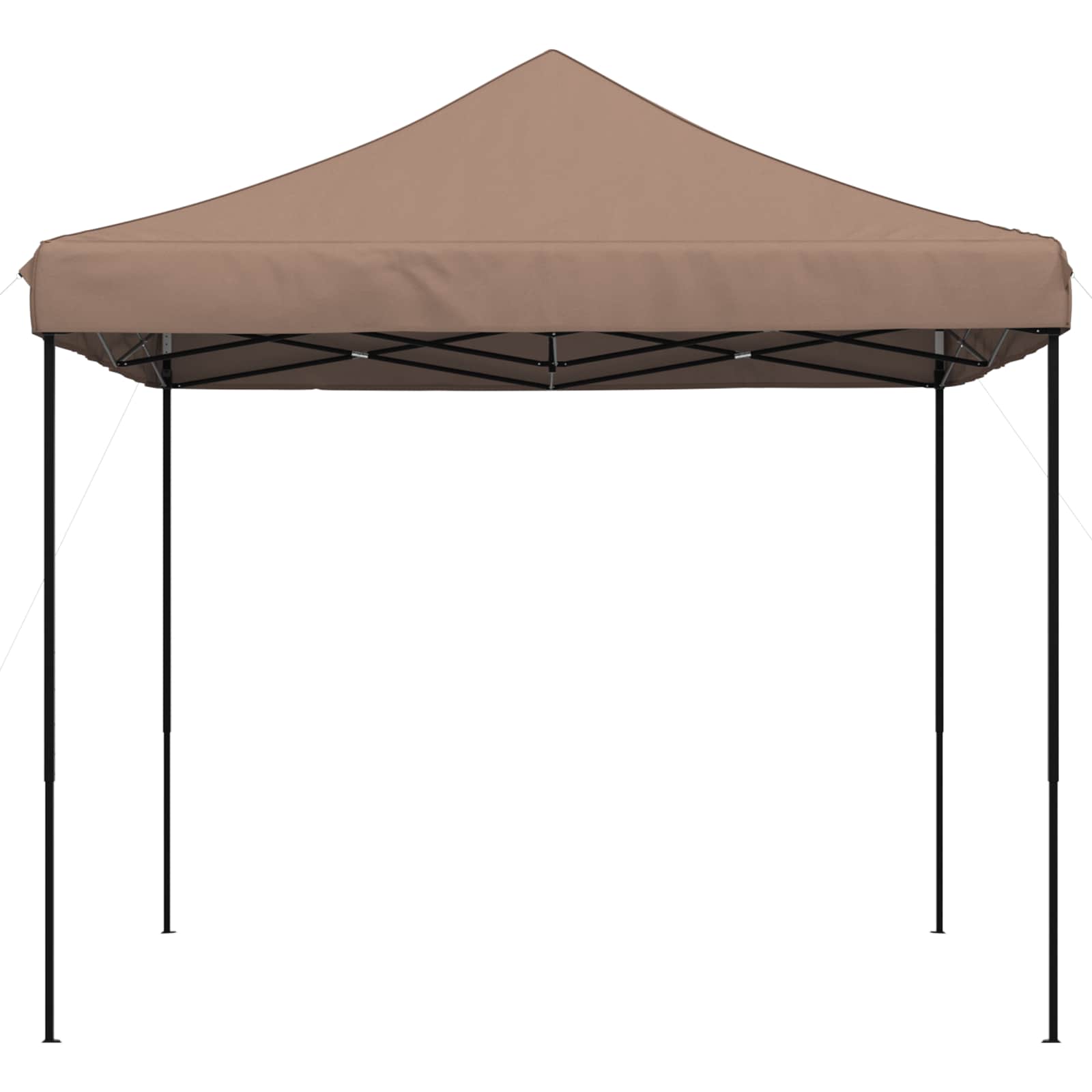 Party-Zelt Braun 292 x 292 x 315 cm Oxford-Stoff