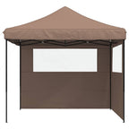 Party-Zelt Braun 292 x 292 x 315 cm Oxford-Stoff