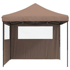Party-Zelt Braun 292 x 292 x 315 cm Oxford-Stoff