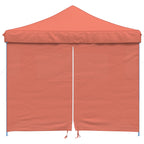 Party-Zelt 292 x 292 x 315 cm Terrakotta Oxford-Stoff