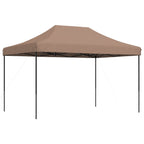 Party-Zelt Braun 279 x 410 x 315 cm Oxford-Stoff