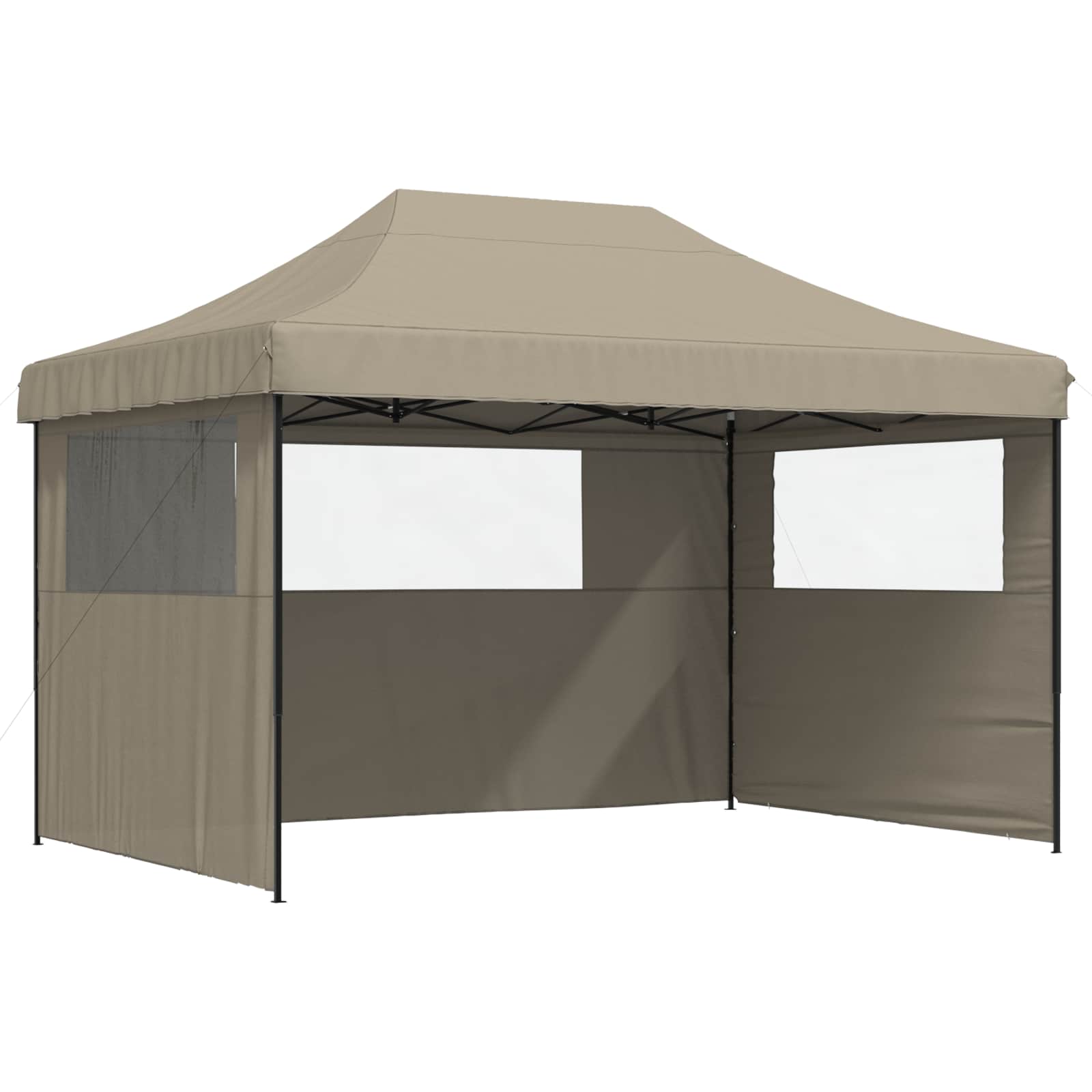 Party-Zelt Taupe 279 x 410 x 315 cm Oxford-Stoff