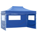 Party-Zelt Blau 280 x 410 x 315 cm Oxford-Stoff