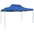 Party-Zelt Blau 291 x 431 x 315 cm Oxford-Stoff