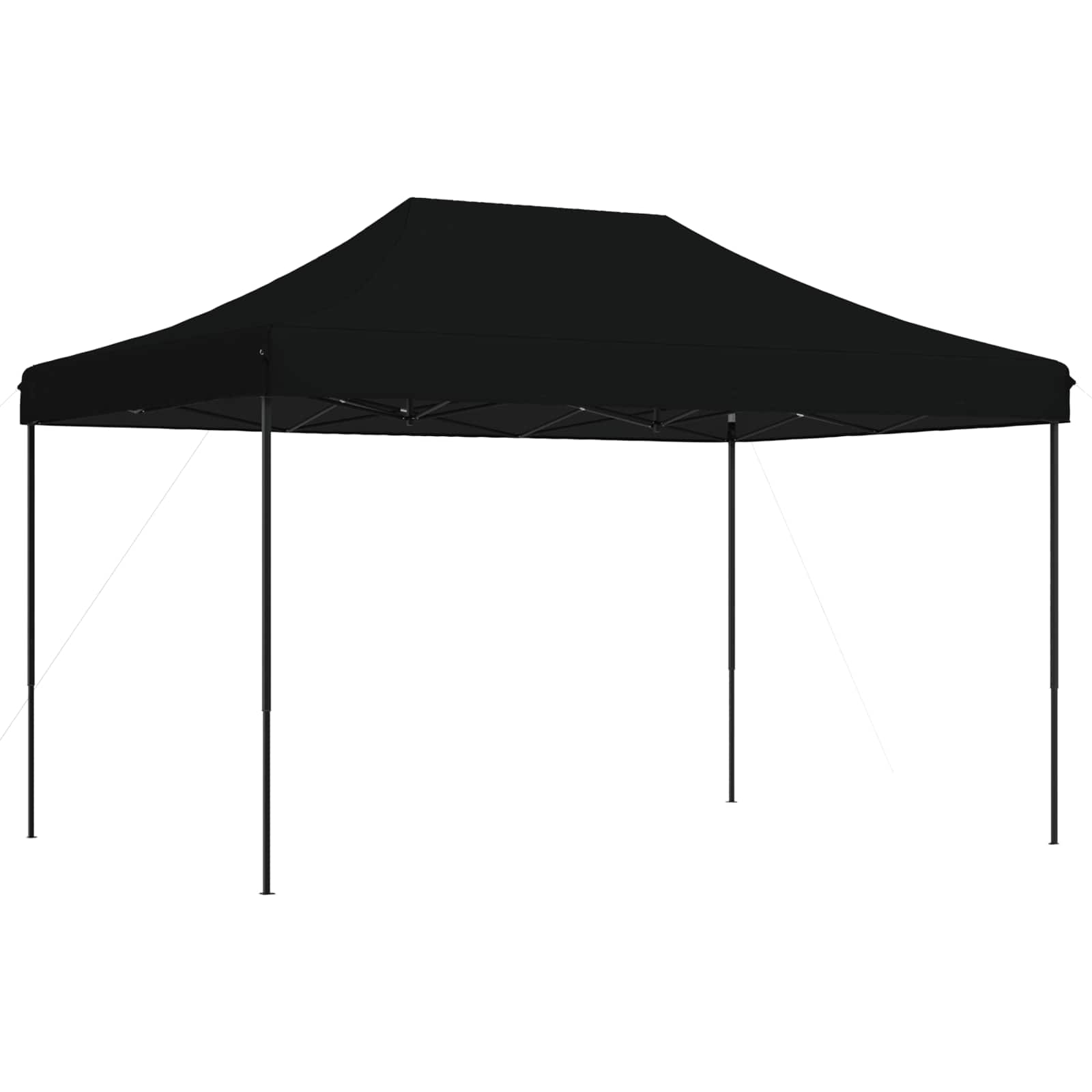 Party-Zelt Schwarz 292 x 440 x 315 cm Oxford-Stoff