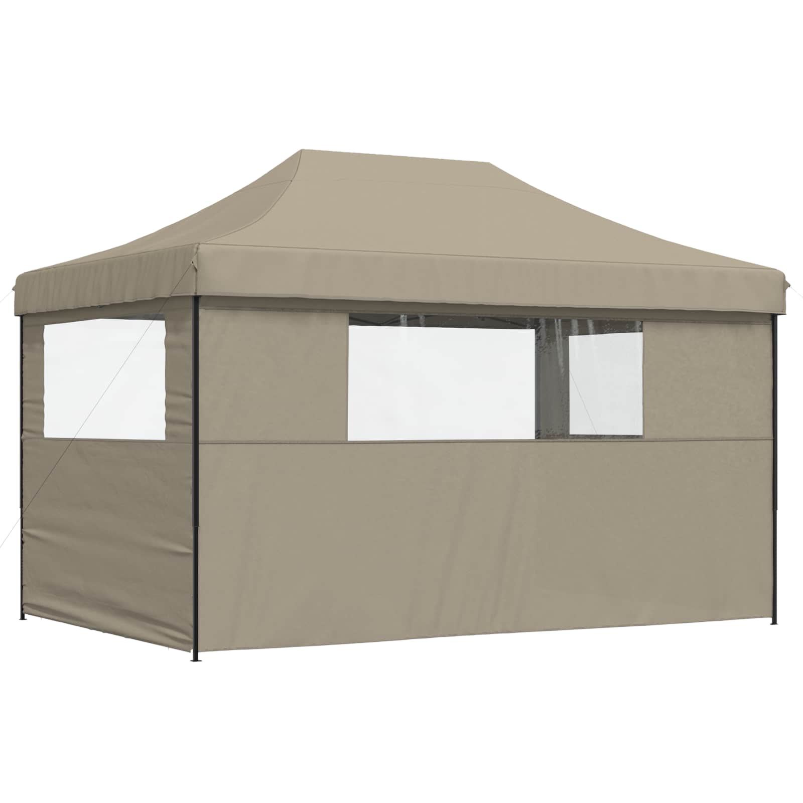 Party-Zelt Taupe 292 x 440 x 315 cm Oxford-Stoff