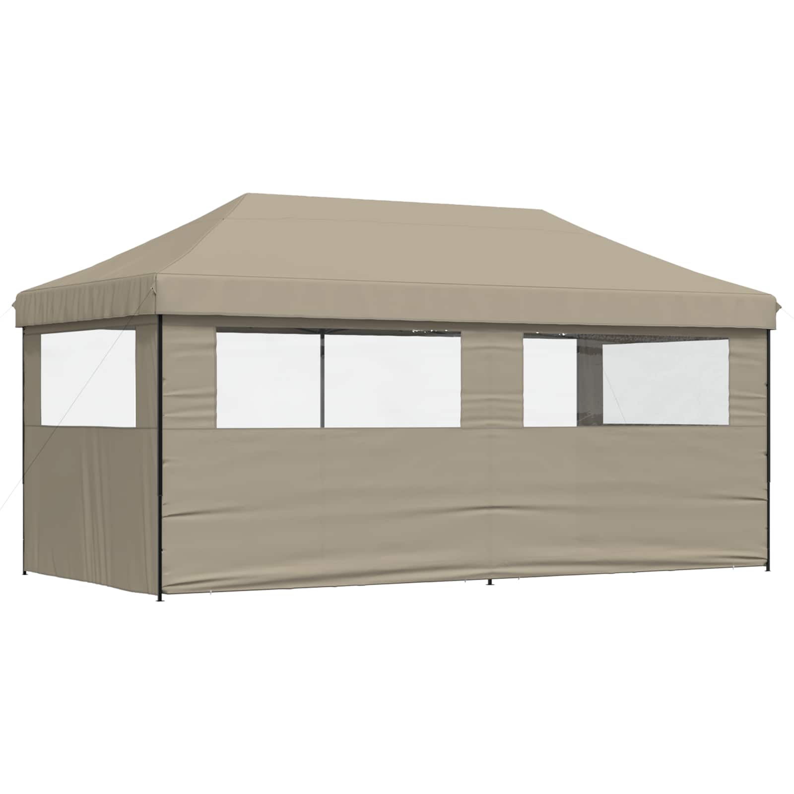 Party-Zelt Taupe 292 x 580 x 315 cm Oxford-Stoff