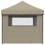 Party-Zelt Taupe 292 x 580 x 315 cm Oxford-Stoff