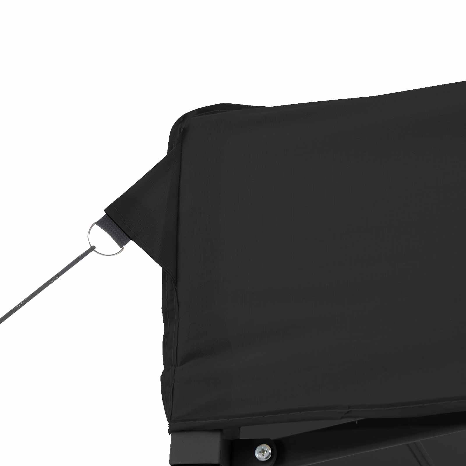 Party-Zelt Schwarz 292 x 580 x 315 cm Oxford-Stoff