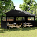 Party-Zelt Schwarz 292 x 580 x 315 cm Oxford-Stoff