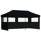 Party-Zelt Schwarz 292 x 580 x 315 cm Oxford-Stoff