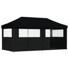 Party-Zelt Schwarz 292 x 580 x 315 cm Oxford-Stoff