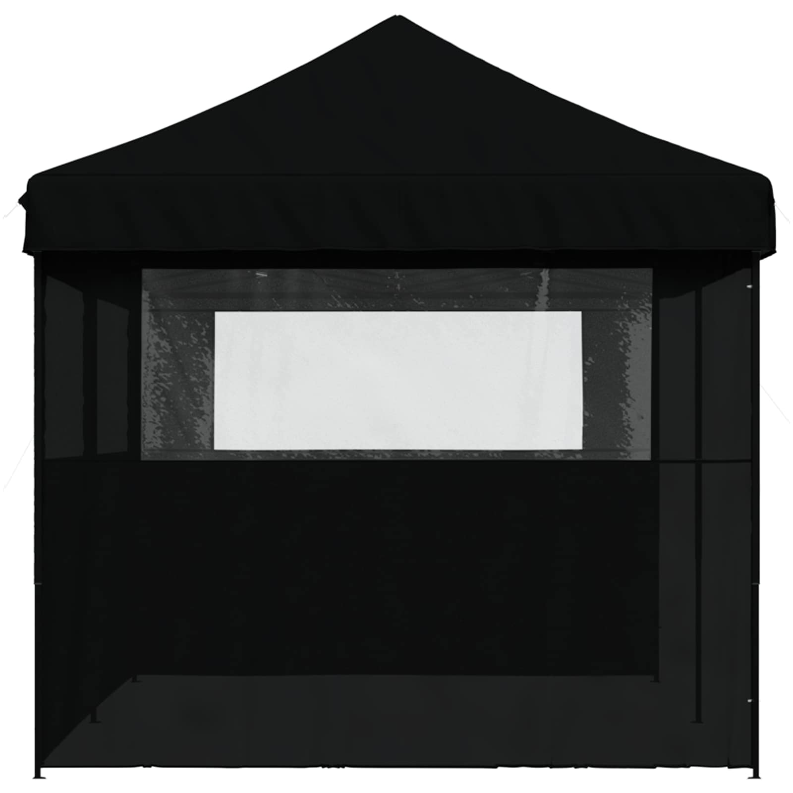 Party-Zelt Schwarz 292 x 580 x 315 cm Oxford-Stoff