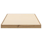 Bodenbettrahmen Artisan-Eiche 75 x 190 cm Holzwerkstoff