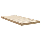 Bodenbettrahmen Artisan-Eiche 90 x 190 cm Holzwerkstoff