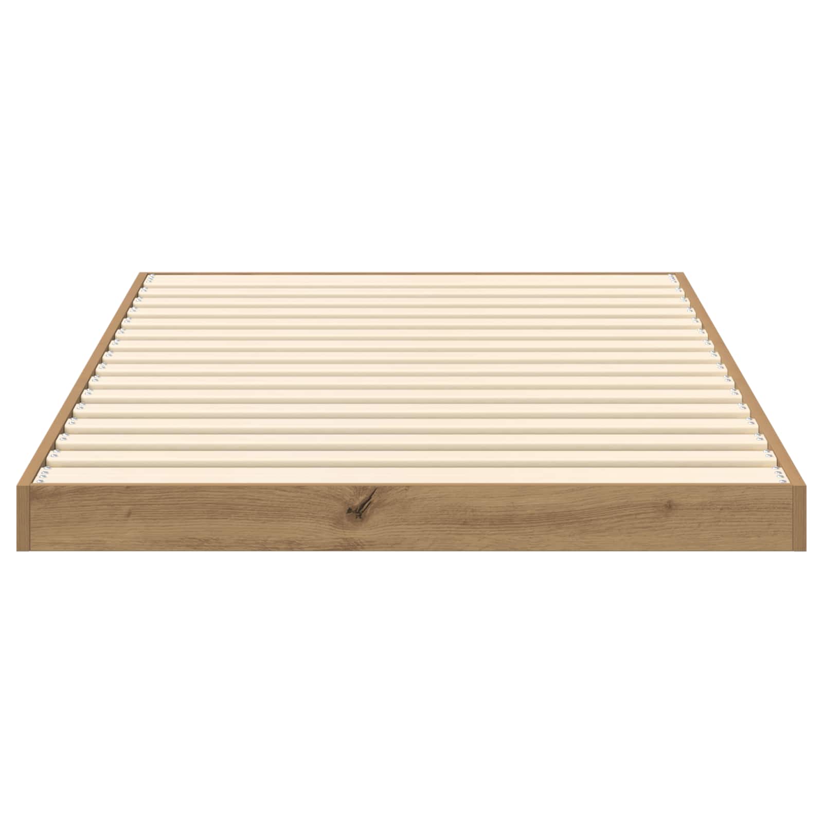 Bodenbettrahmen Artisan-Eiche 90 x 190 cm Holzwerkstoff