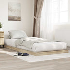 Bodenbettrahmen Sonoma 80 x 200 cm Holzwerkstoff