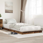 Bodenbettrahmen Altholz 80 x 200 cm Holzwerkstoff