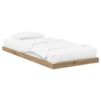 Bodenbettrahmen Artisan-Eiche 80 x 200 cm Holzwerkstoff