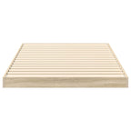 Bodenbettrahmen Sonoma-Eiche 90 x 200 cm Holzwerkstoff