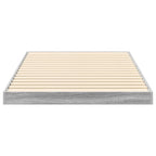 Bodenbettrahmen Graues Sonoma 100 x 200 cm Holzwerkstoff
