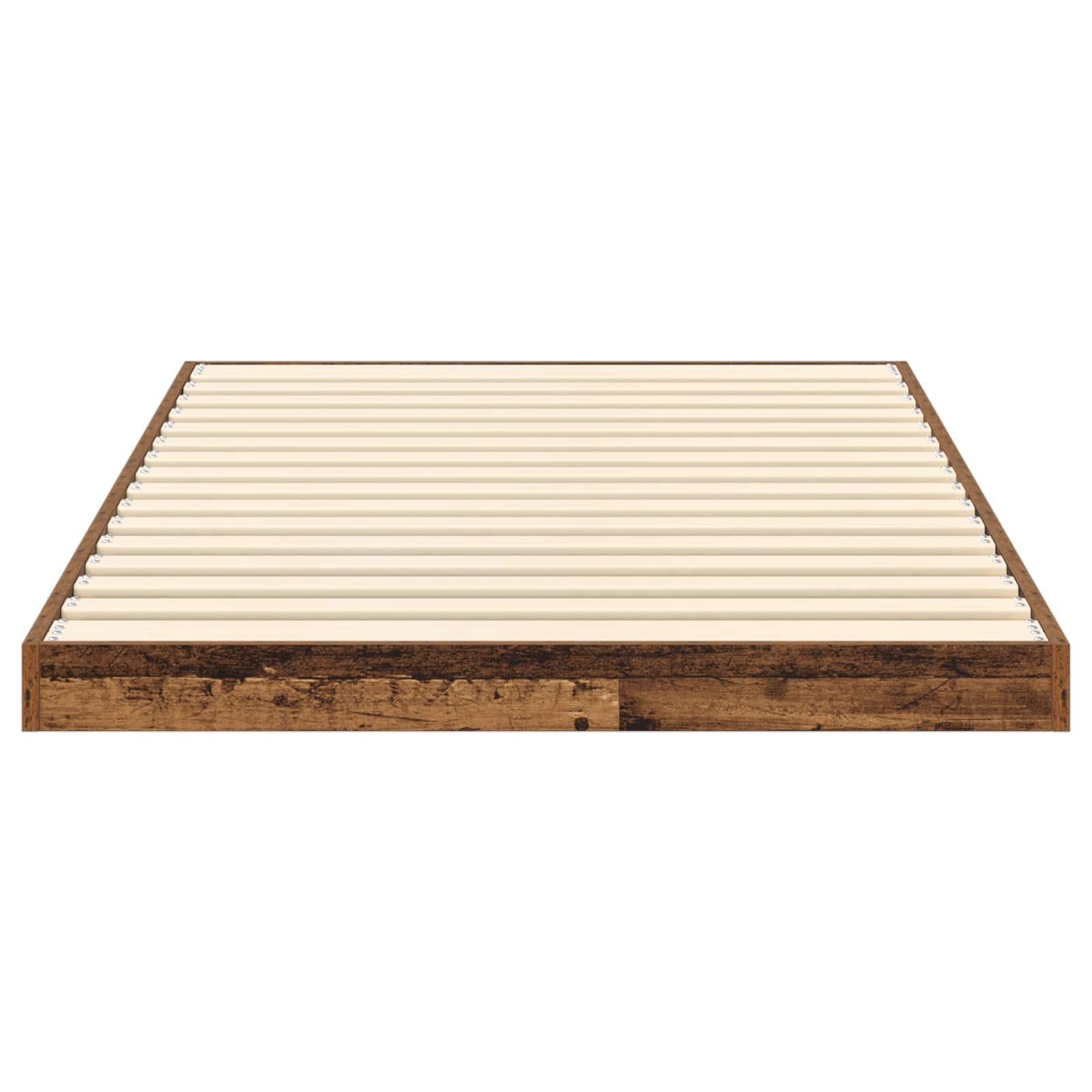 Bodenbettrahmen Altholz 100 x 200 cm Holzwerkstoff
