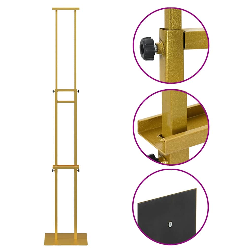 Messestände 2 pcs Gold 30 x 23,5 x 210 cm Stahl
