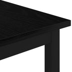 Couchtisch Schwarz Eichen-Optik 40 x 40 x 36 cm Holzwerkstoff