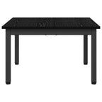 Couchtisch Schwarz Eichen-Optik 60 x 60 x 36 cm Holzwerkstoff