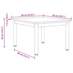 Couchtisch Graues Sonoma 60 x 50 x 36 cm Holzwerkstoff