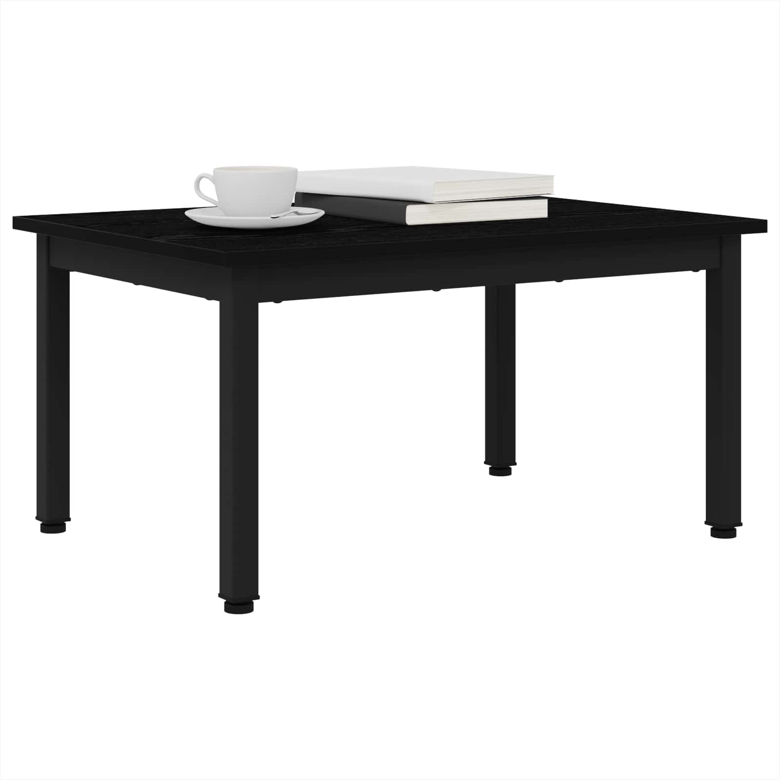 Couchtisch Schwarz Eichen-Optik 70 x 50 x 36 cm Holzwerkstoff