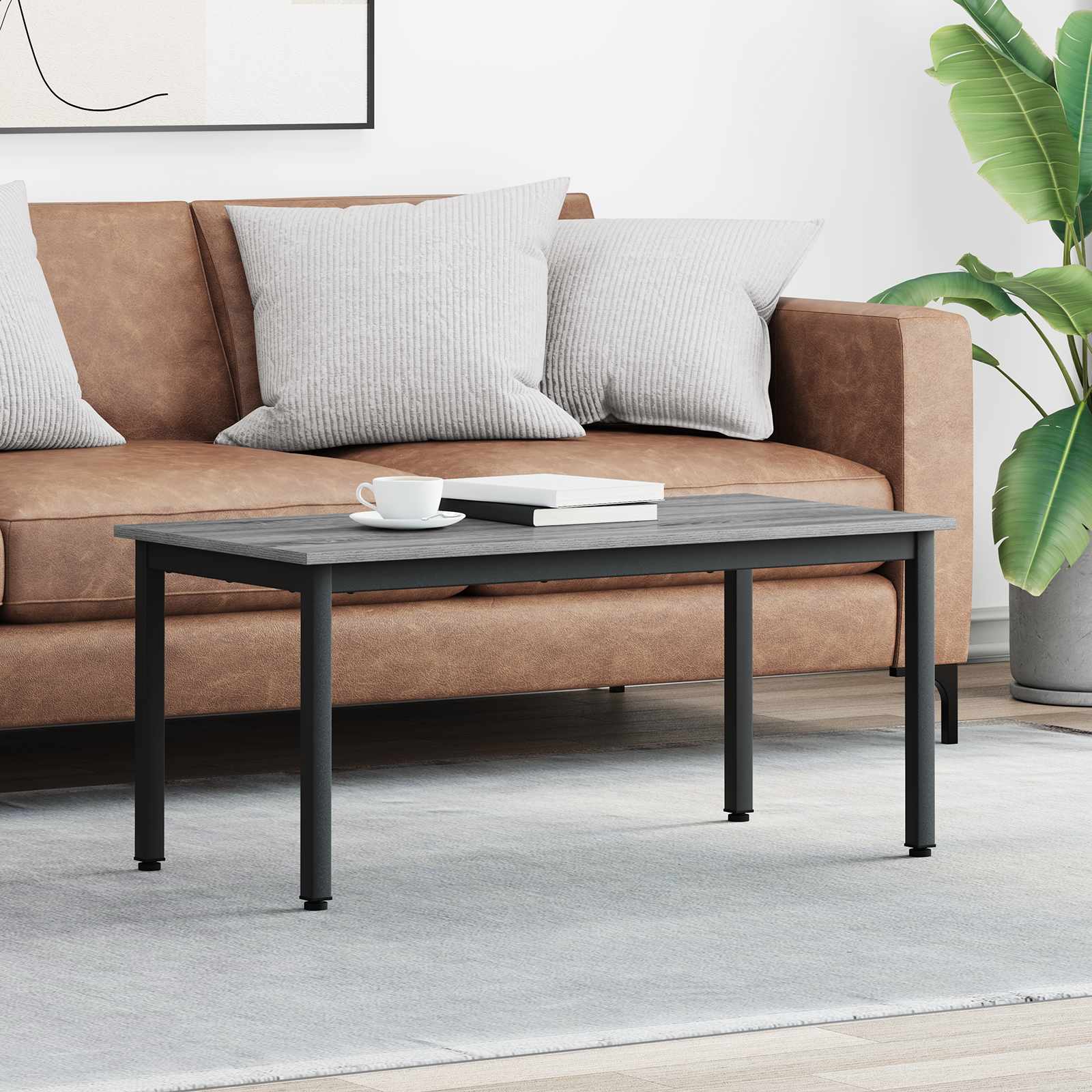 Couchtisch Graues Sonoma 100 x 50 x 45 cm Holzwerkstoff