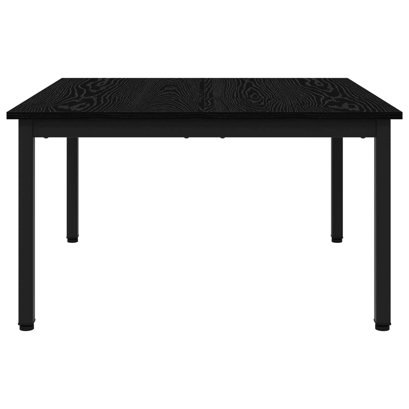 Couchtisch Schwarz Eichen-Optik 80 x 80 x 45 cm Holzwerkstoff
