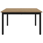Couchtisch Kunsthandwerk Eiche 80 x 80 x 45 cm Holzwerkstoff