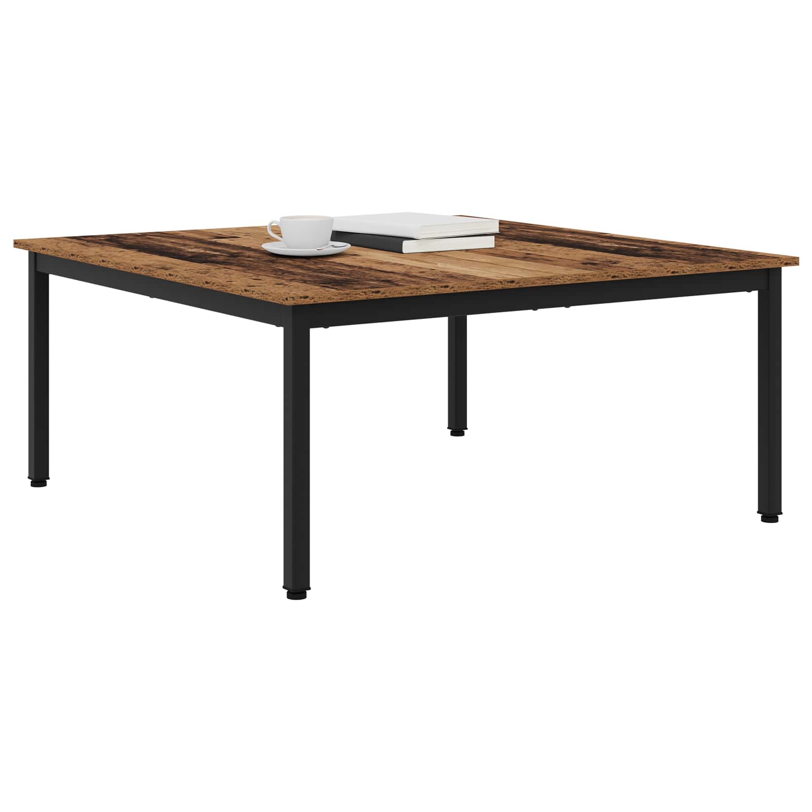 Couchtisch Altholz 100 x 100 x 45 cm Holzwerkstoff