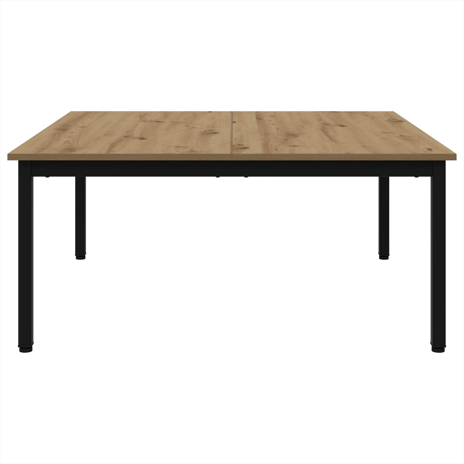 Couchtisch Kunsthandwerk Eiche 100 x 100 x 45 cm Holzwerkstoff