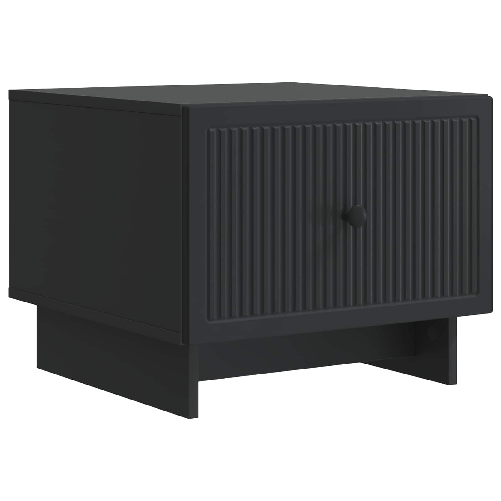 Couchtisch mit Schubladen Schwarz 49 x 50 x 40 cm Holzwerkstoff