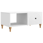 Couchtisch Weiß 90 x 50 x 40 cm Holzwerkstoff