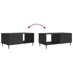Couchtisch Schwarz 90 x 50 x 40 cm Holzwerkstoff