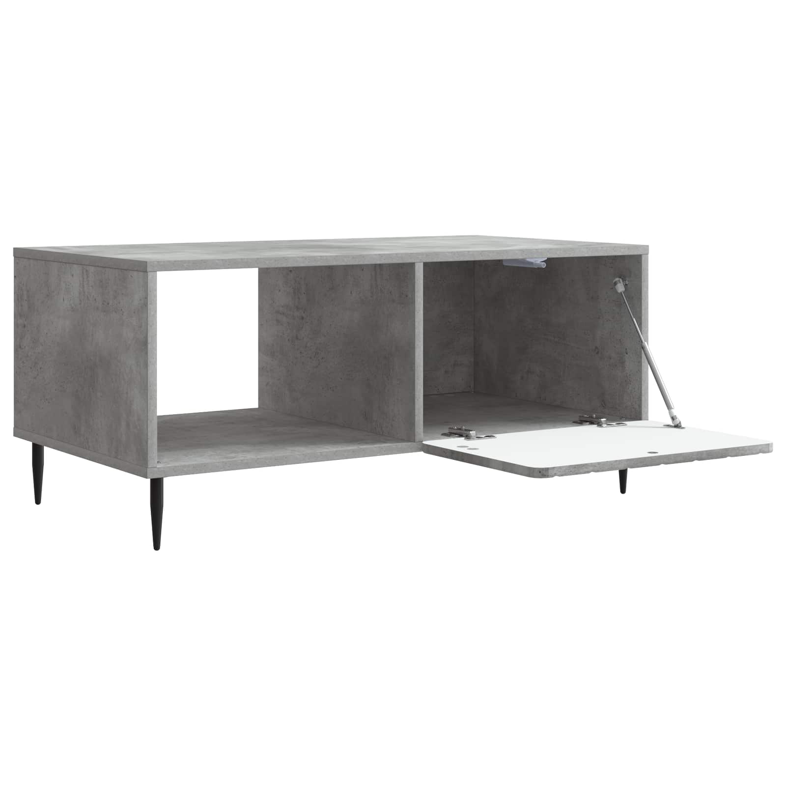 Couchtisch Betongrau 90 x 50 x 40 cm Holzwerkstoff