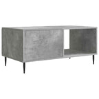 Couchtisch Betongrau 90 x 50 x 40 cm Holzwerkstoff