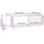 Couchtisch Artisan-Eiche 90 x 50 x 40 cm Holzwerkstoff