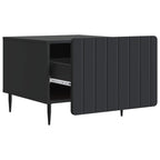 Couchtisch mit Schubladen Schwarz 49 x 50 x 42 cm Holzwerkstoff